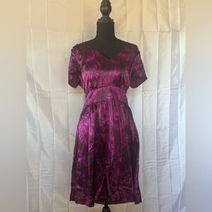 Banana Republic Rich Purple Midi Dress